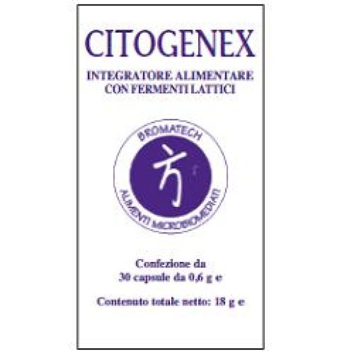 Citogenex integratore con fermenti lattici 30 capsule