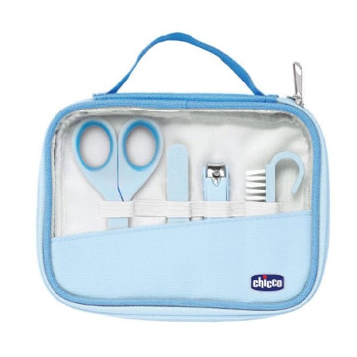 CHICCO SET UNGHIE happy hands AZZURRO