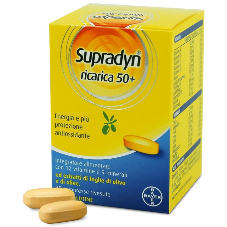 SUPRADYN RICARICA 50+ Integratore di vitamine e minerali 30 compresse
