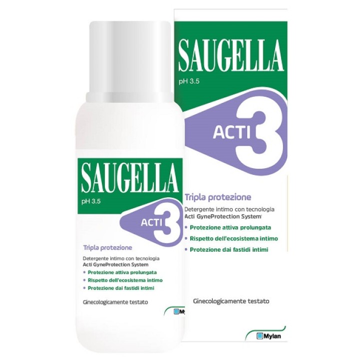 Saugella ACTI3 Detergente intimo tripla protezione 250 ml