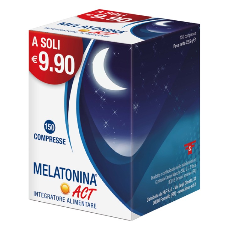 MELATONINA ACT integratore melatonina 1 MG 150  compresse