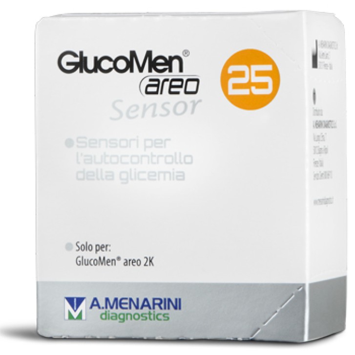 GLUCOMEN AREO SENSOR  strisce misurazione glicemia 25 PEZZI